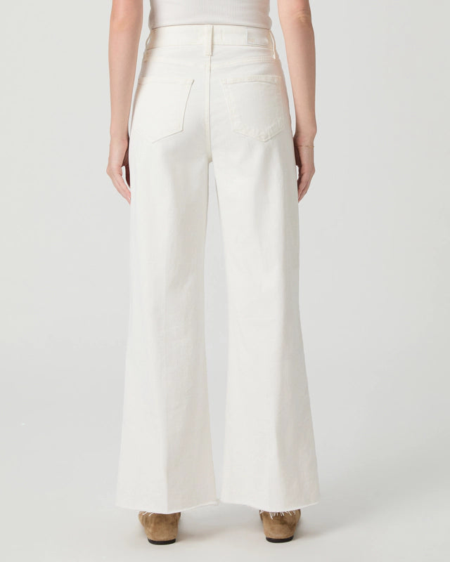 Anessa 31" | With Raw Hem - Tonal Ecru