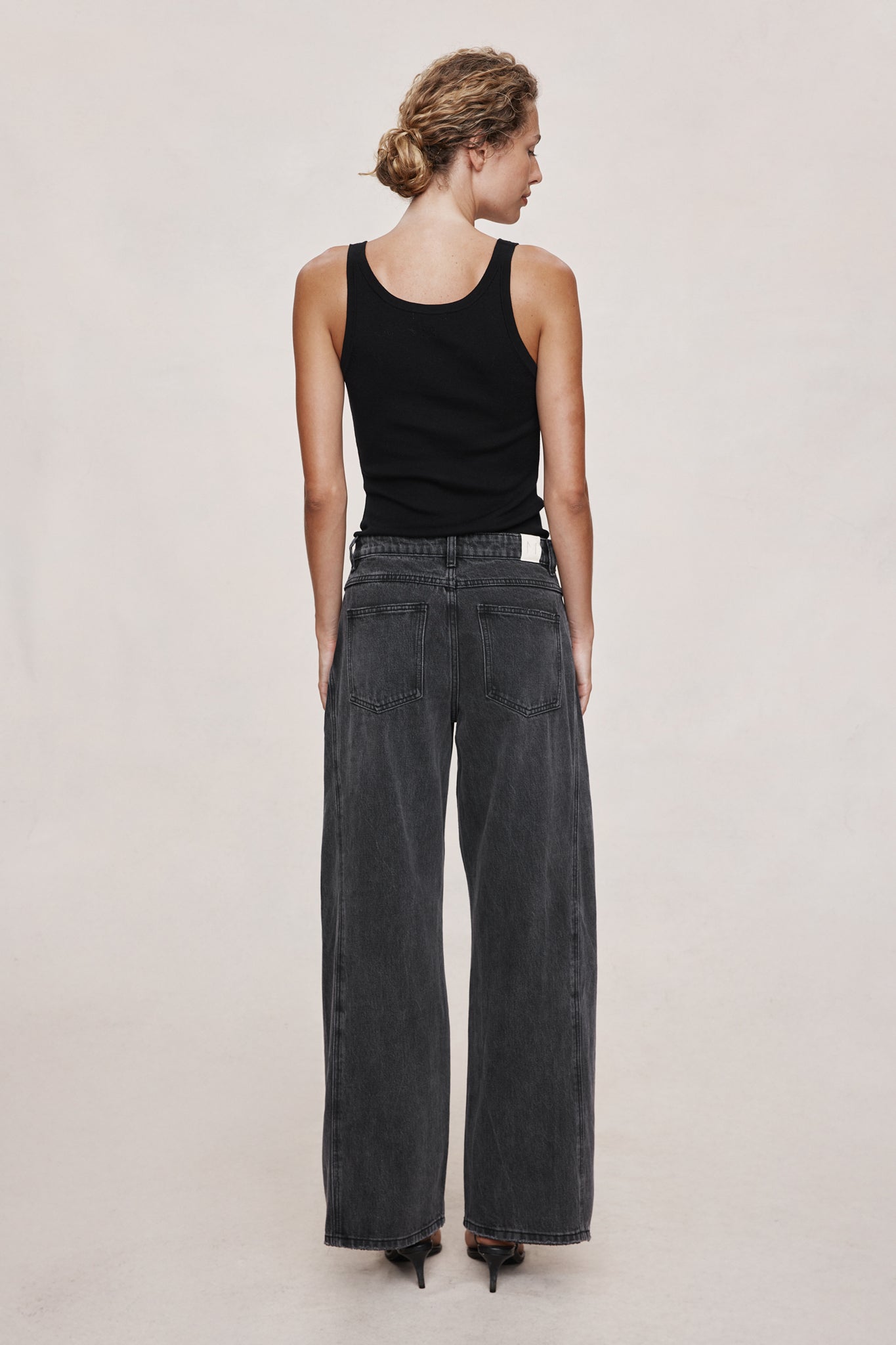 Cross Stitch Jean | Faded Black