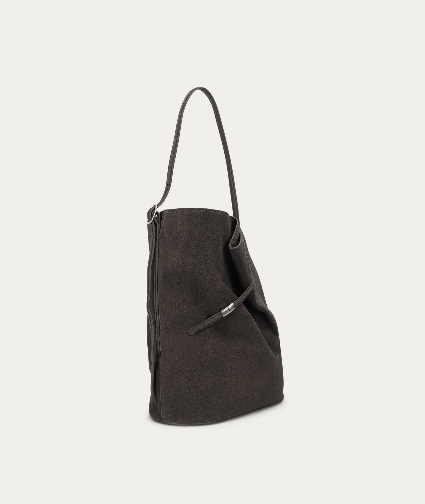 Clippity Tote | Asphalt Suede