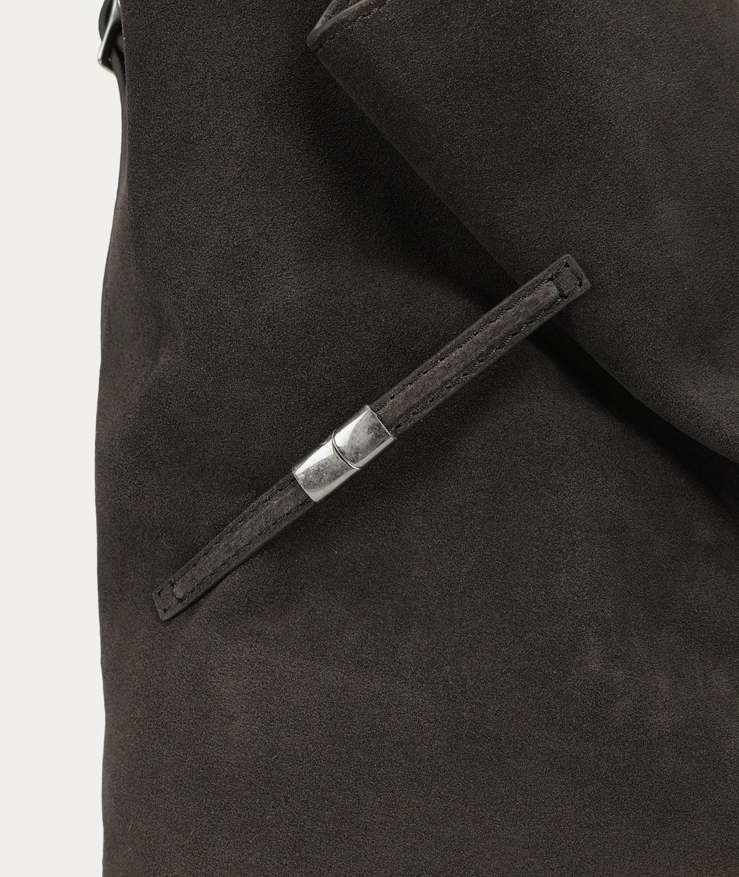 Clippity Tote | Asphalt Suede