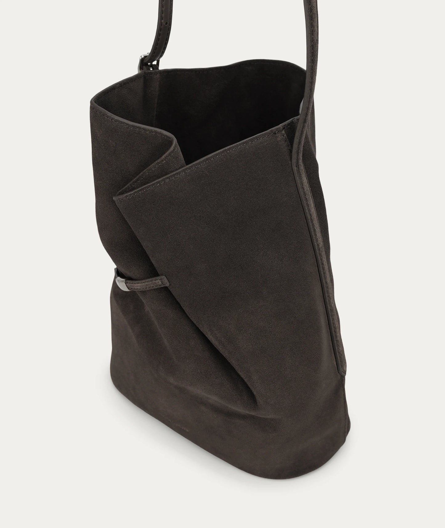 Clippity Tote | Asphalt Suede