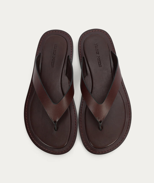 Helios Sandal | Dark Cherry