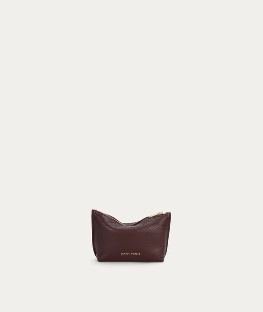 Mini Poucher | Dark Cherry