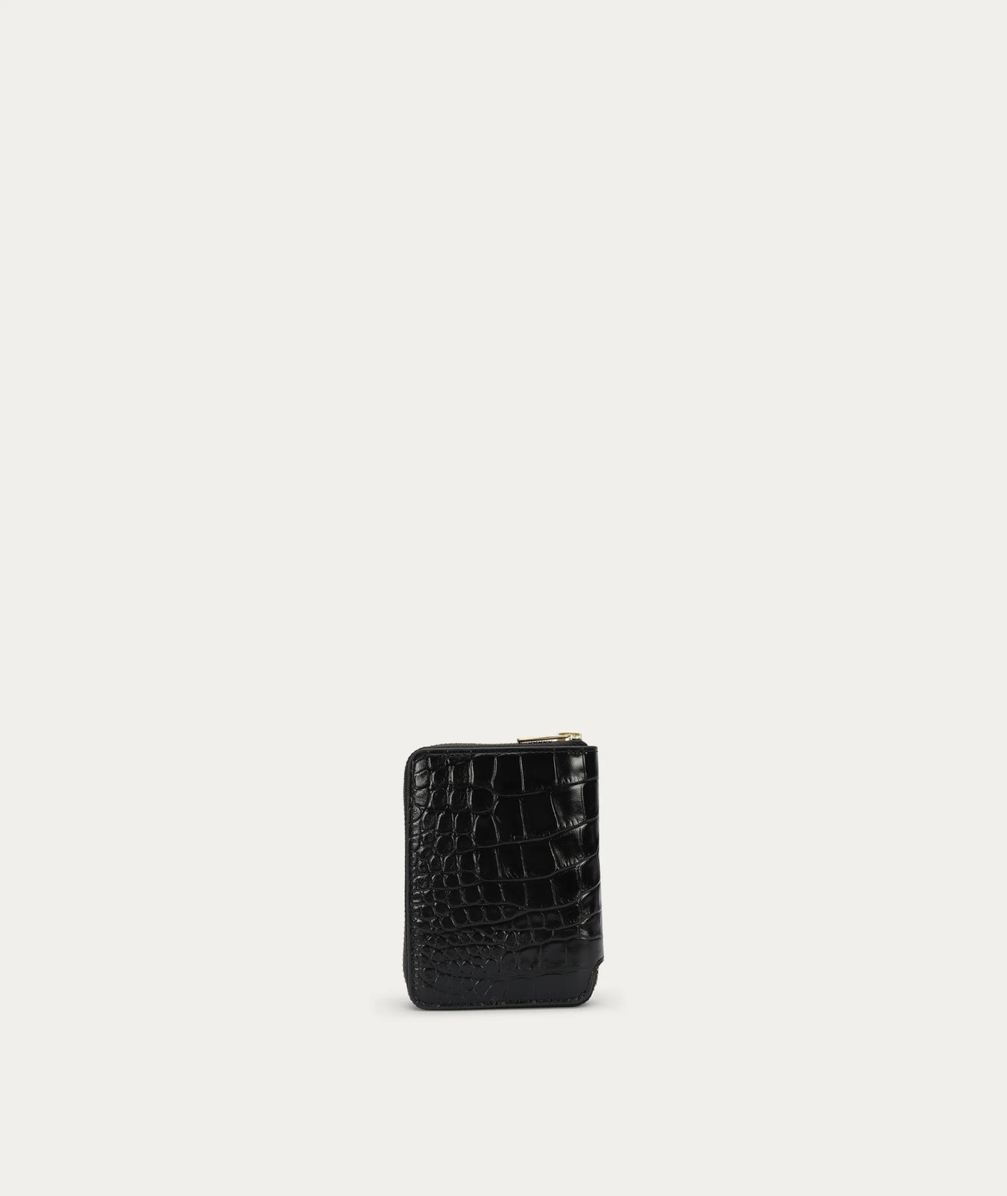 Mini Wallet | Black Croc