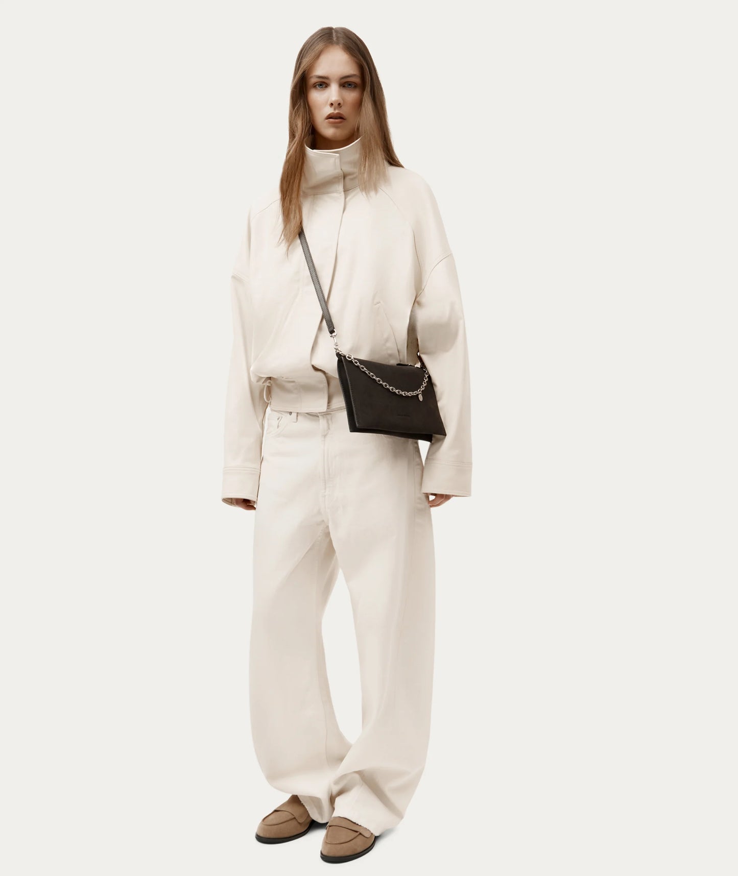 Siamese Bag | Asphalt Suede