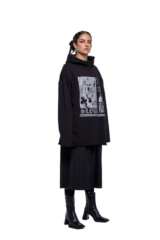 Slow Form Hoodie | Black