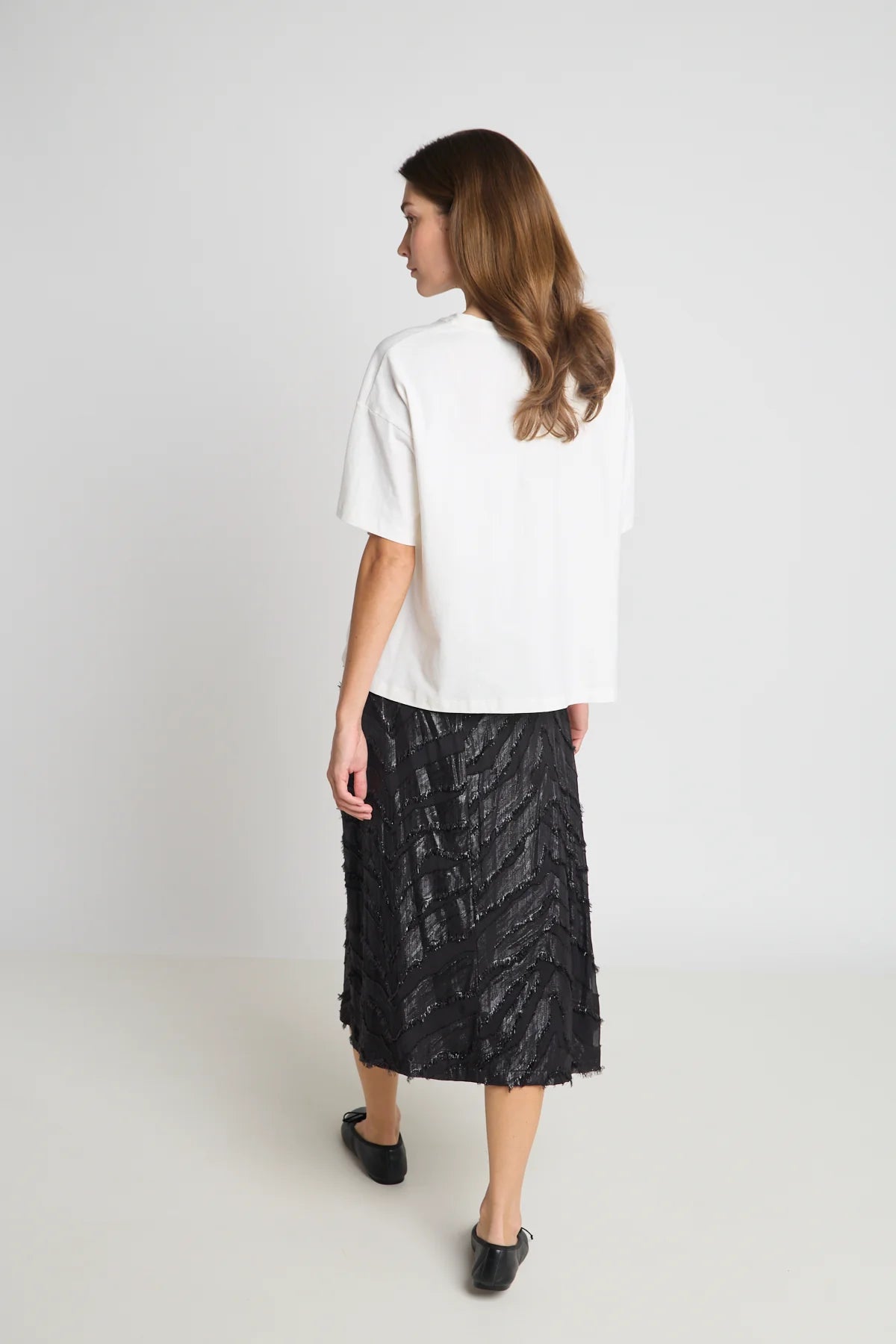 I'm Lost Skirt | Black Chevron