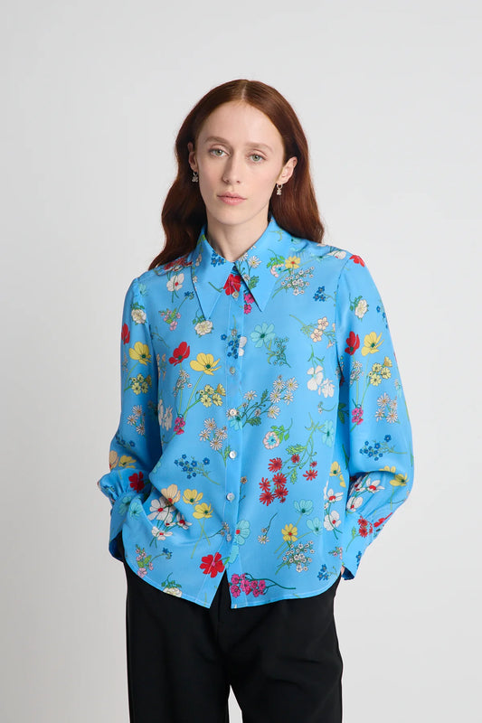 Instrumental Shirt | Blue Floral
