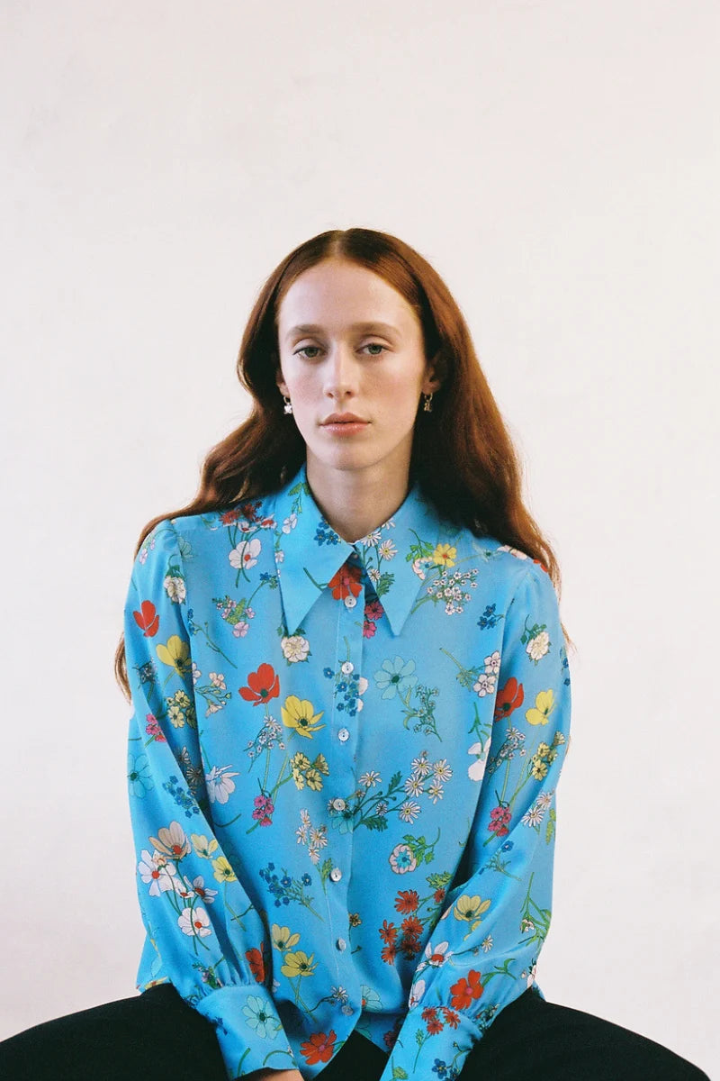 Instrumental Shirt | Blue Floral