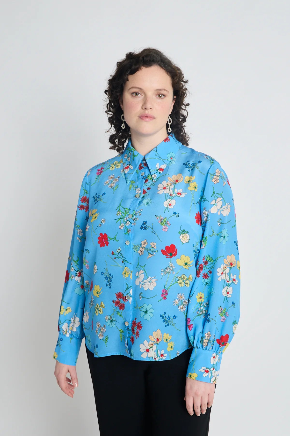 Instrumental Shirt | Blue Floral