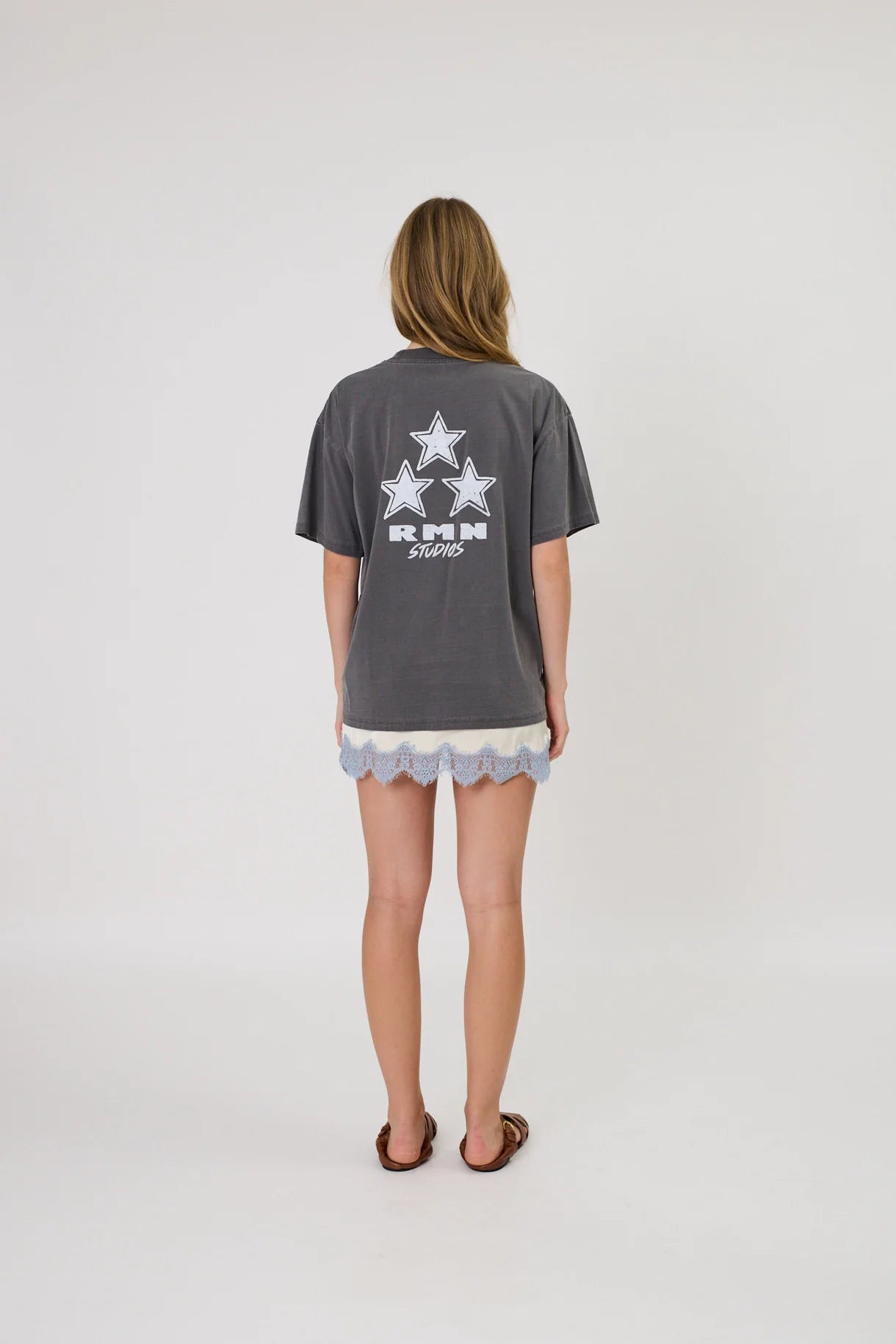 Star Tee | Washed Black