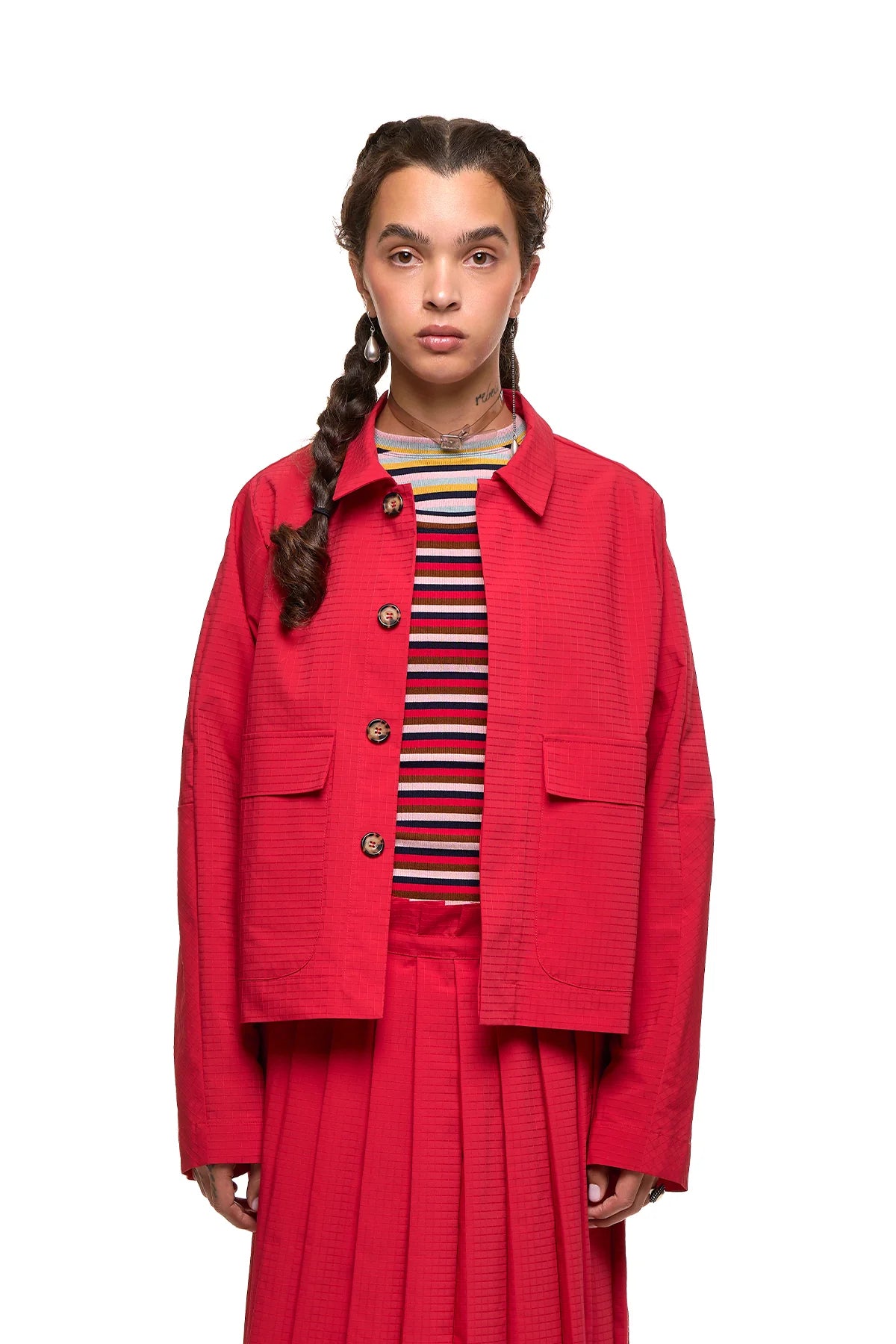 Jet Jacket | Bright Red