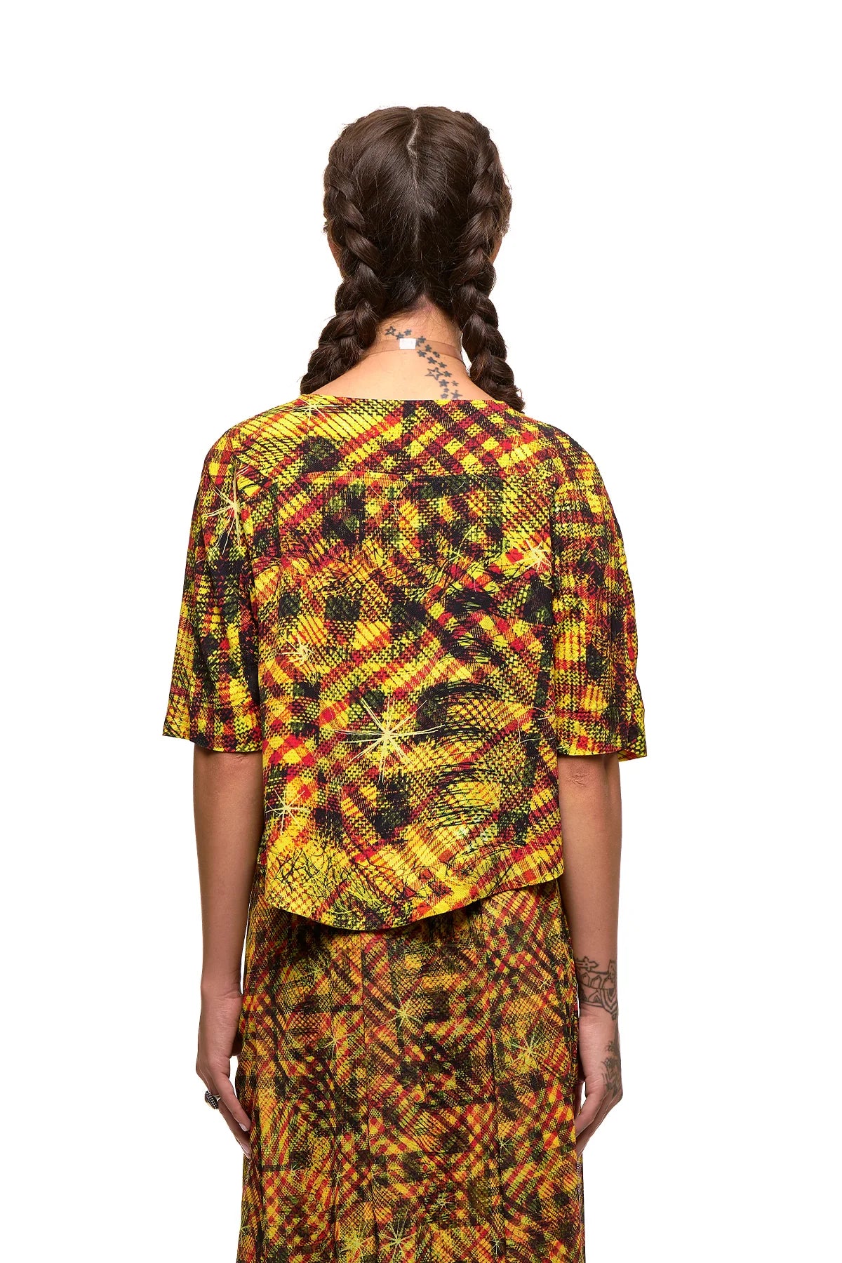 New Discus top | Gold Star Print