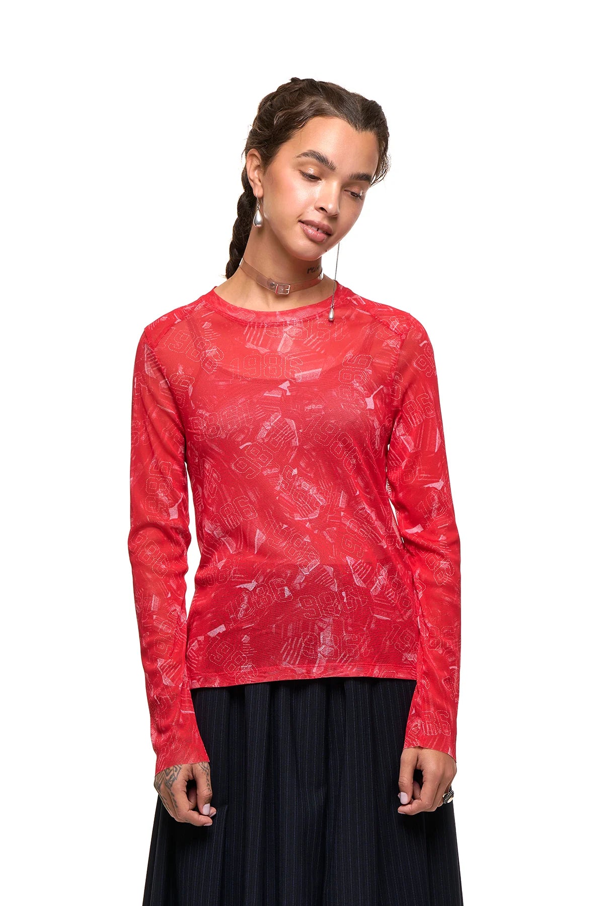 New Fit Long Sleeve | Knockout Print