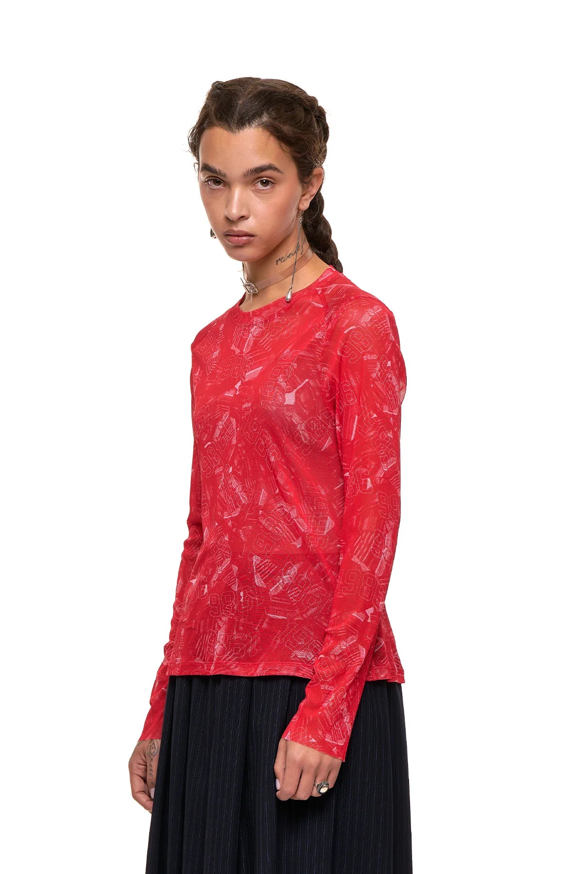 New Fit Long Sleeve | Knockout Print