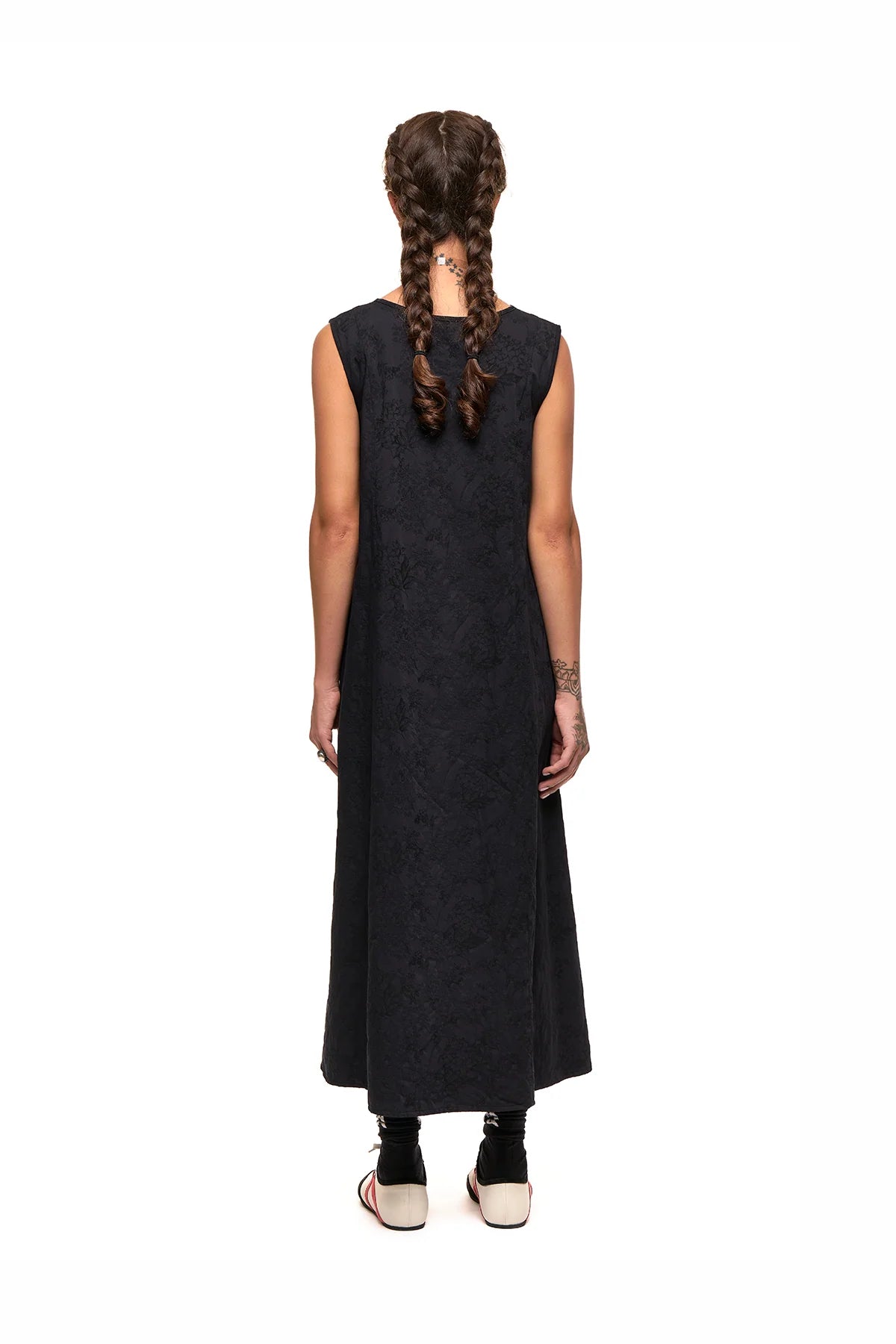 Replay Dress | Flower Jacquard Black