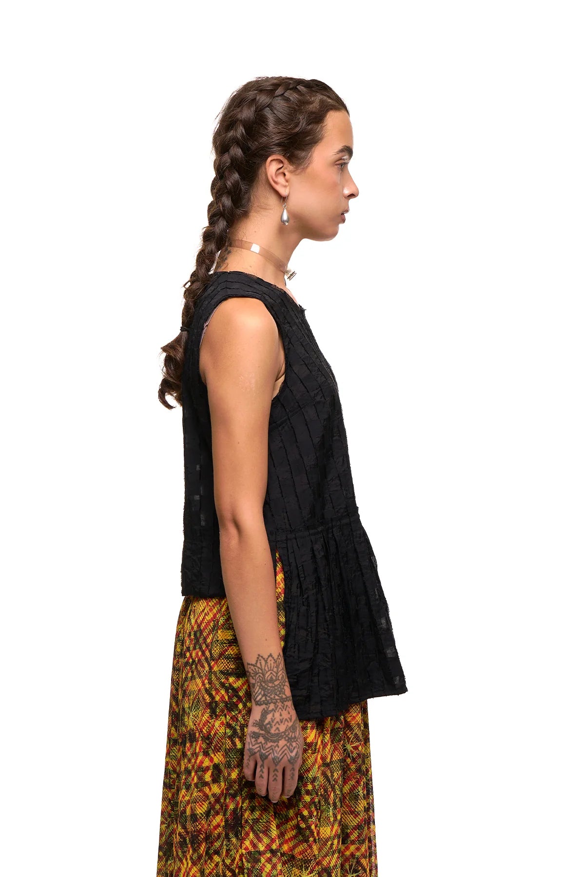 Two Love Shell | Black Checkerboard