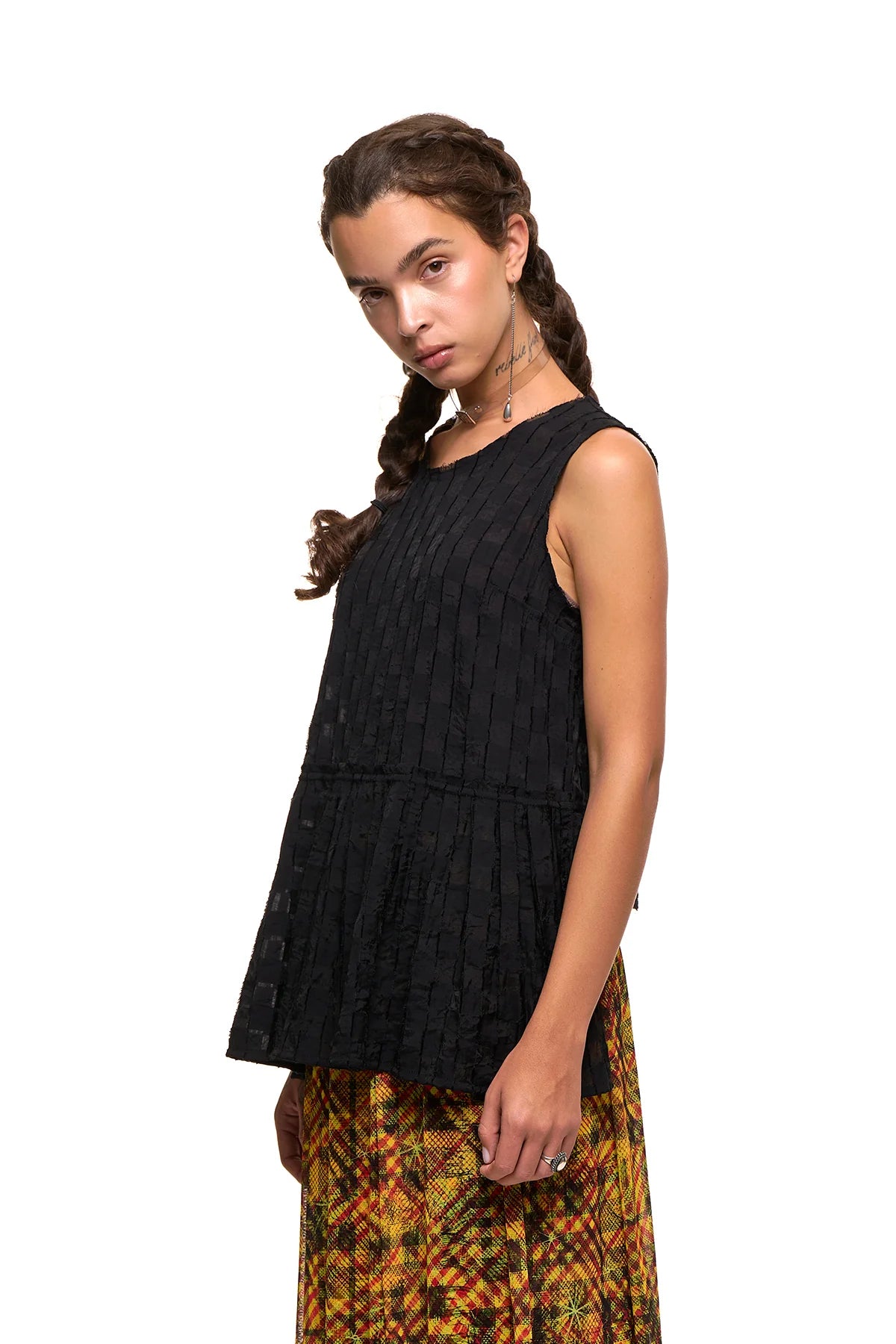 Two Love Shell | Black Checkerboard