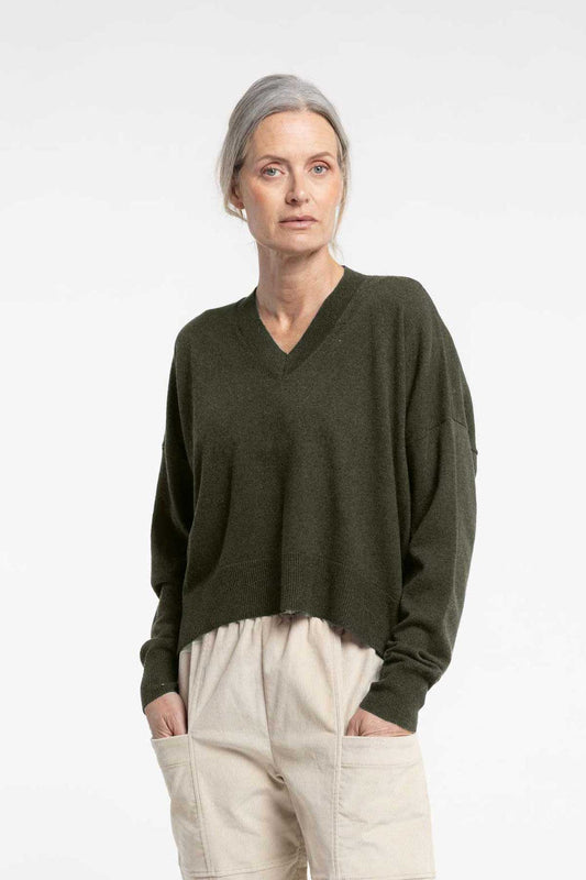 Griddy Sweater | Forest Wood