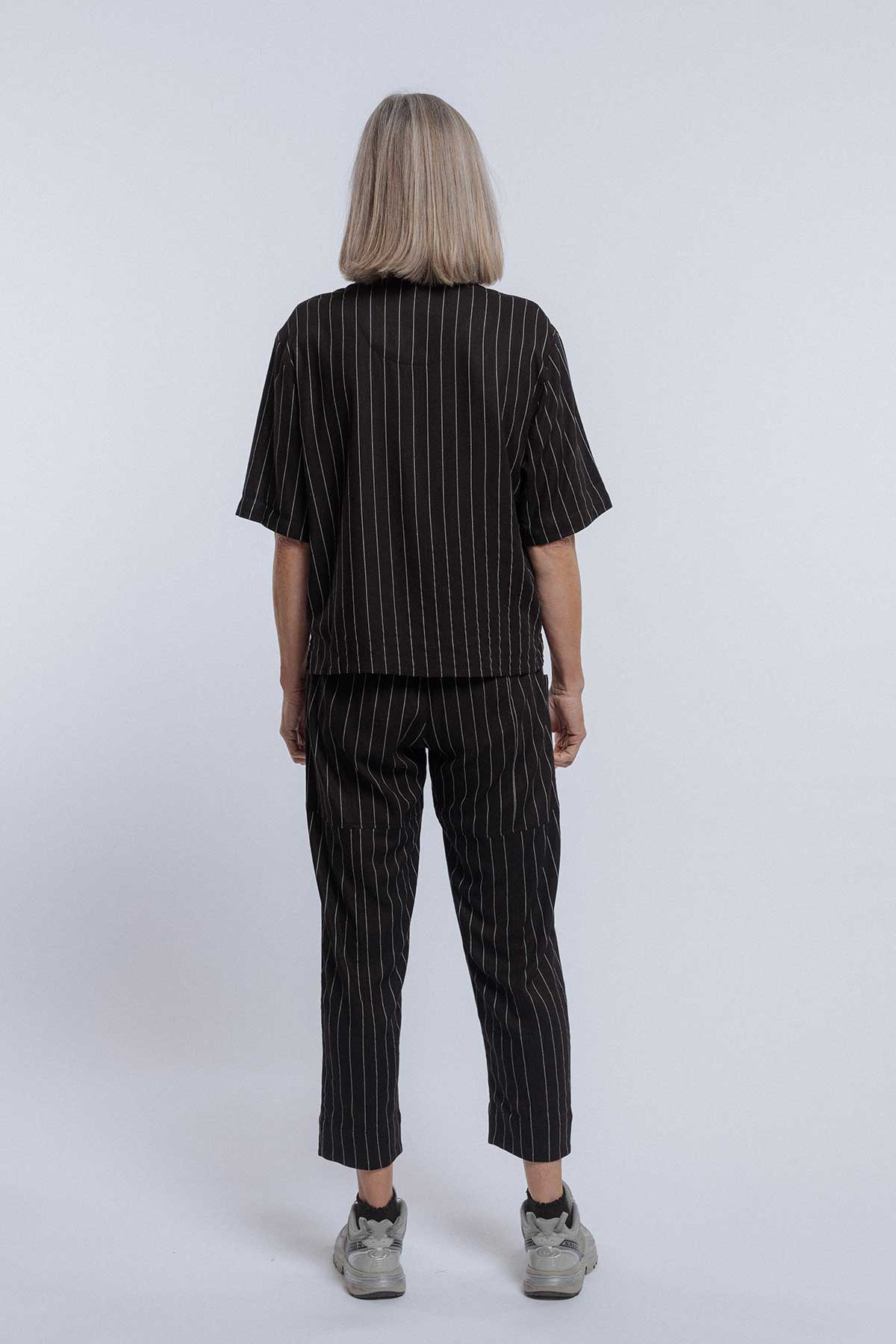 Excellent Trouser | Black Stripe