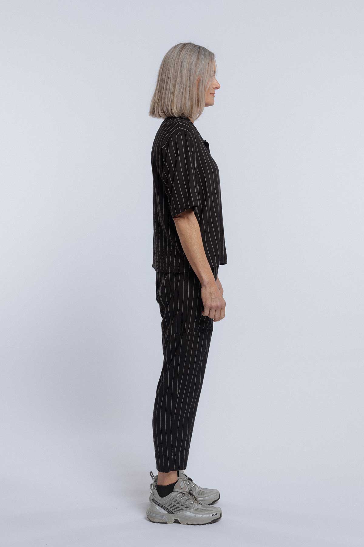 Excellent Trouser | Black Stripe
