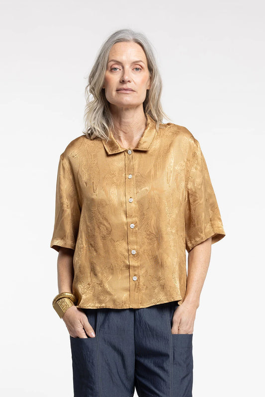 Smoking Shirt | Champagne