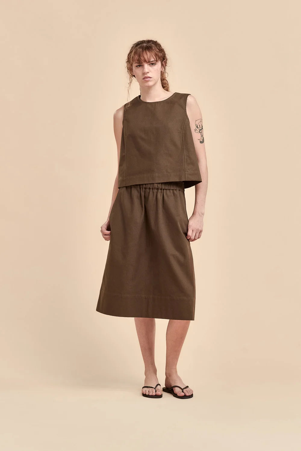 Cotton Broadcloth Shell | Nori