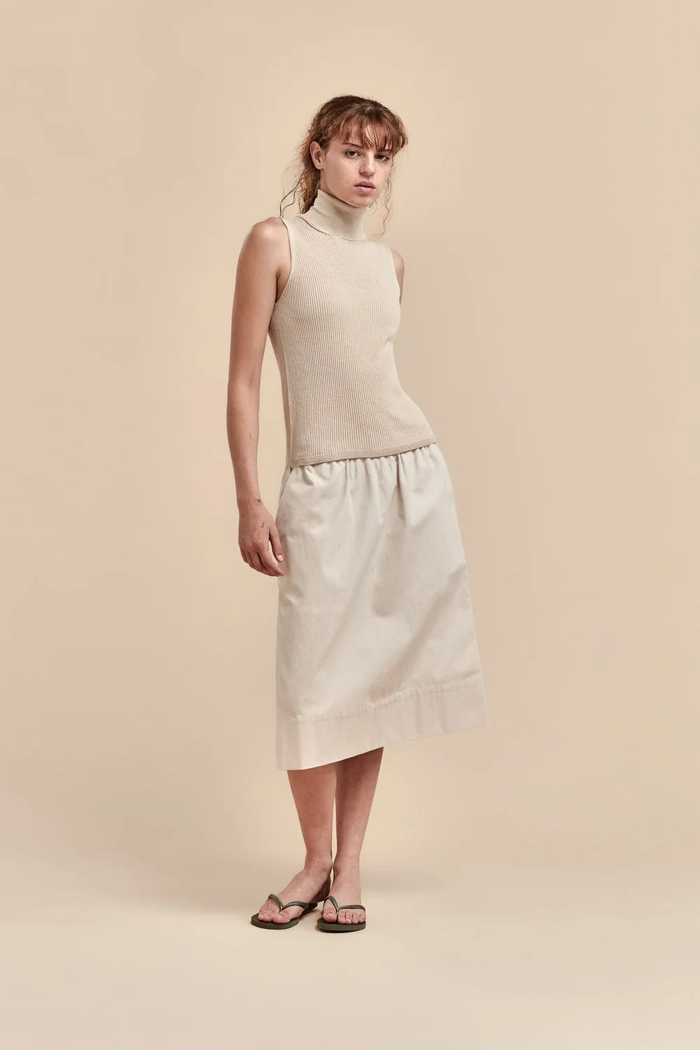 Seta Rib Tank | Oat