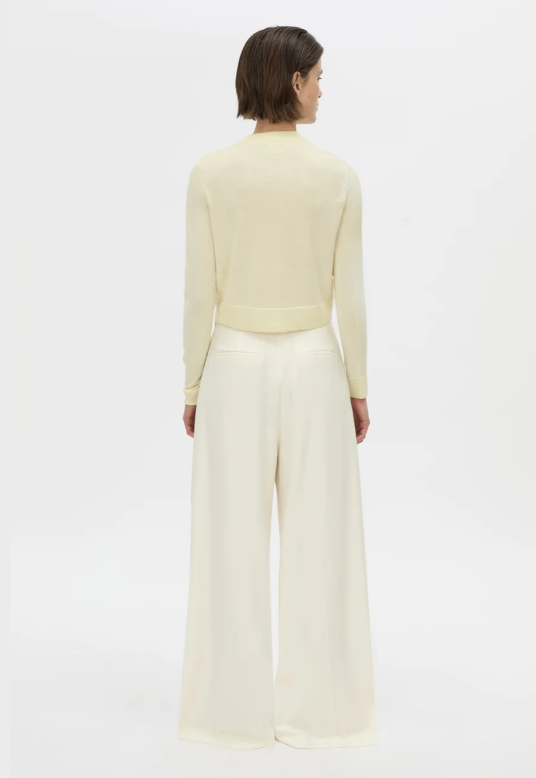 Leona Knit Cardigan | Soft Lemon