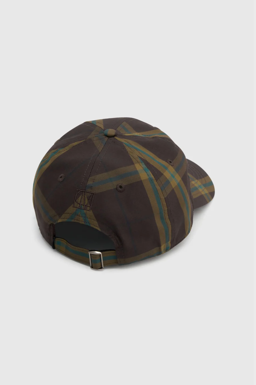Winton Check Logo Cap | Espresso Check
