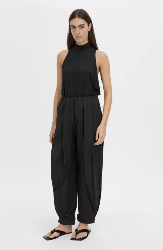Rhia Balloon Leg Pant | Black