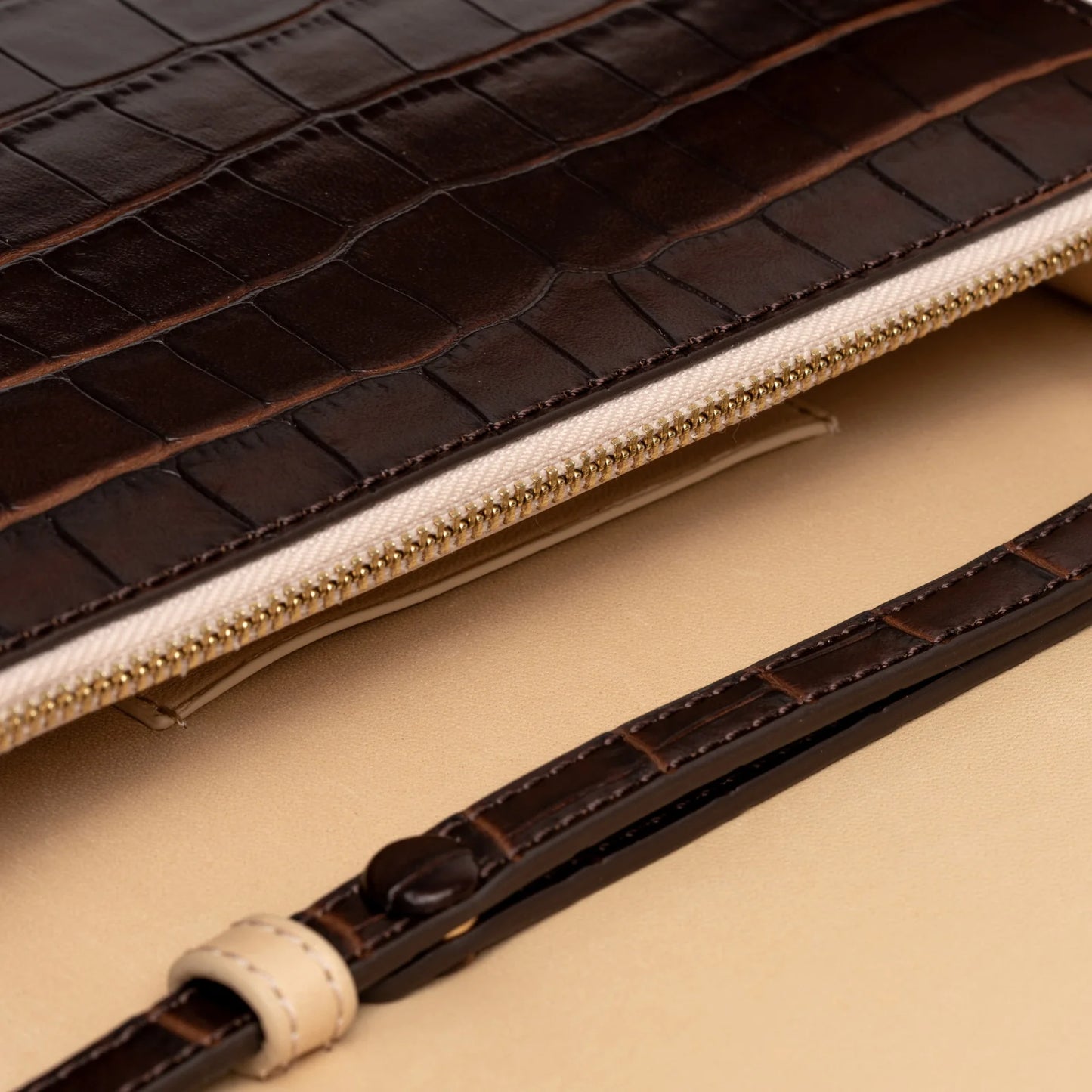 Yu Mei | Suki Clutch | Sienna Croc | Palm Boutique