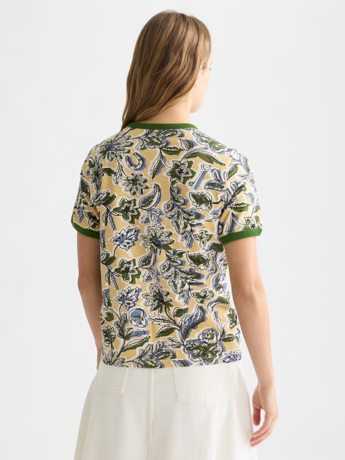 Printed Regular T-Shirt | Lucky Bandana Multi