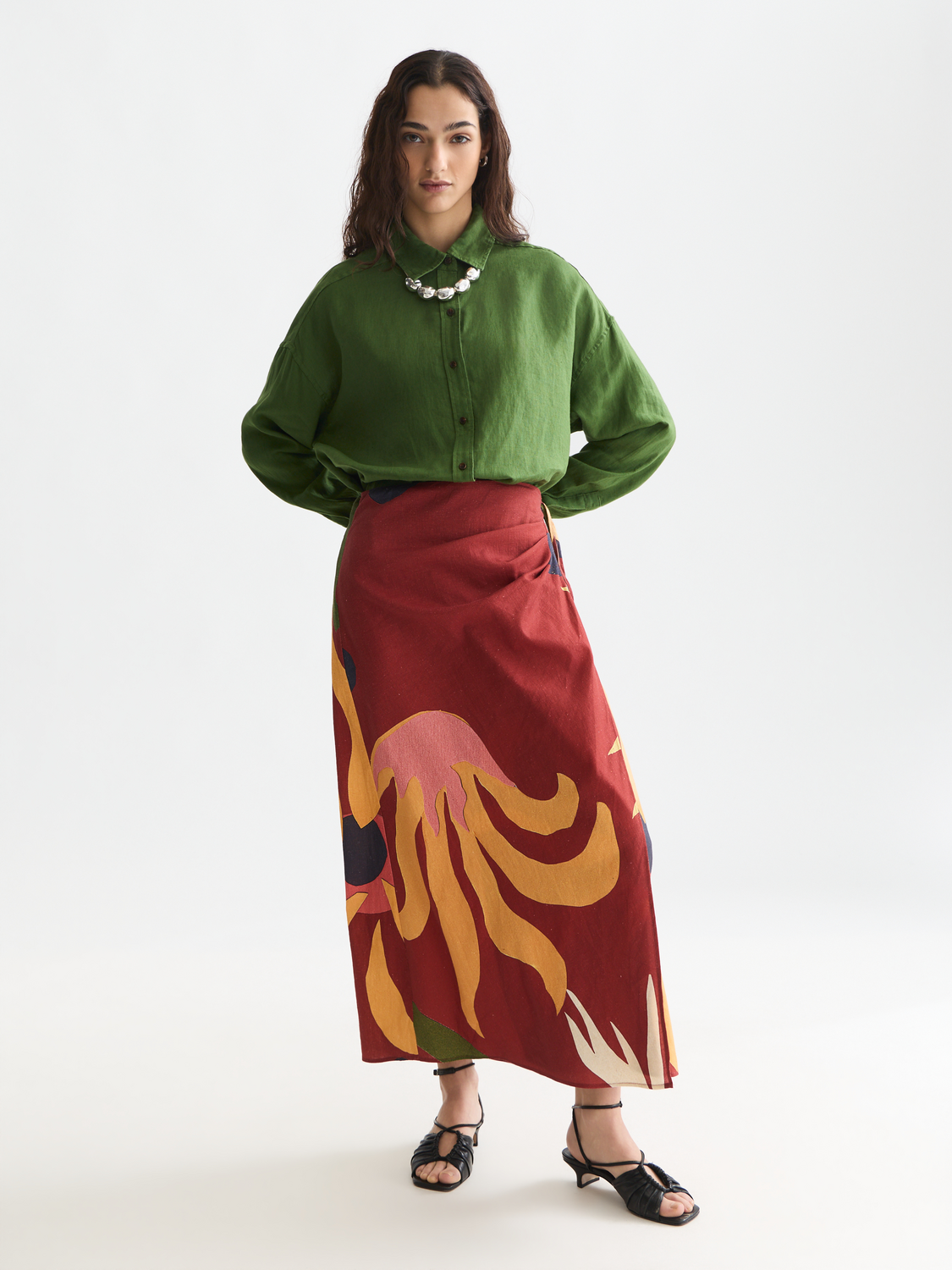 Linen Shirt | Garden Green
