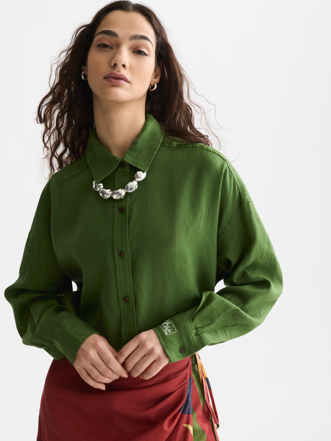 Linen Shirt | Garden Green