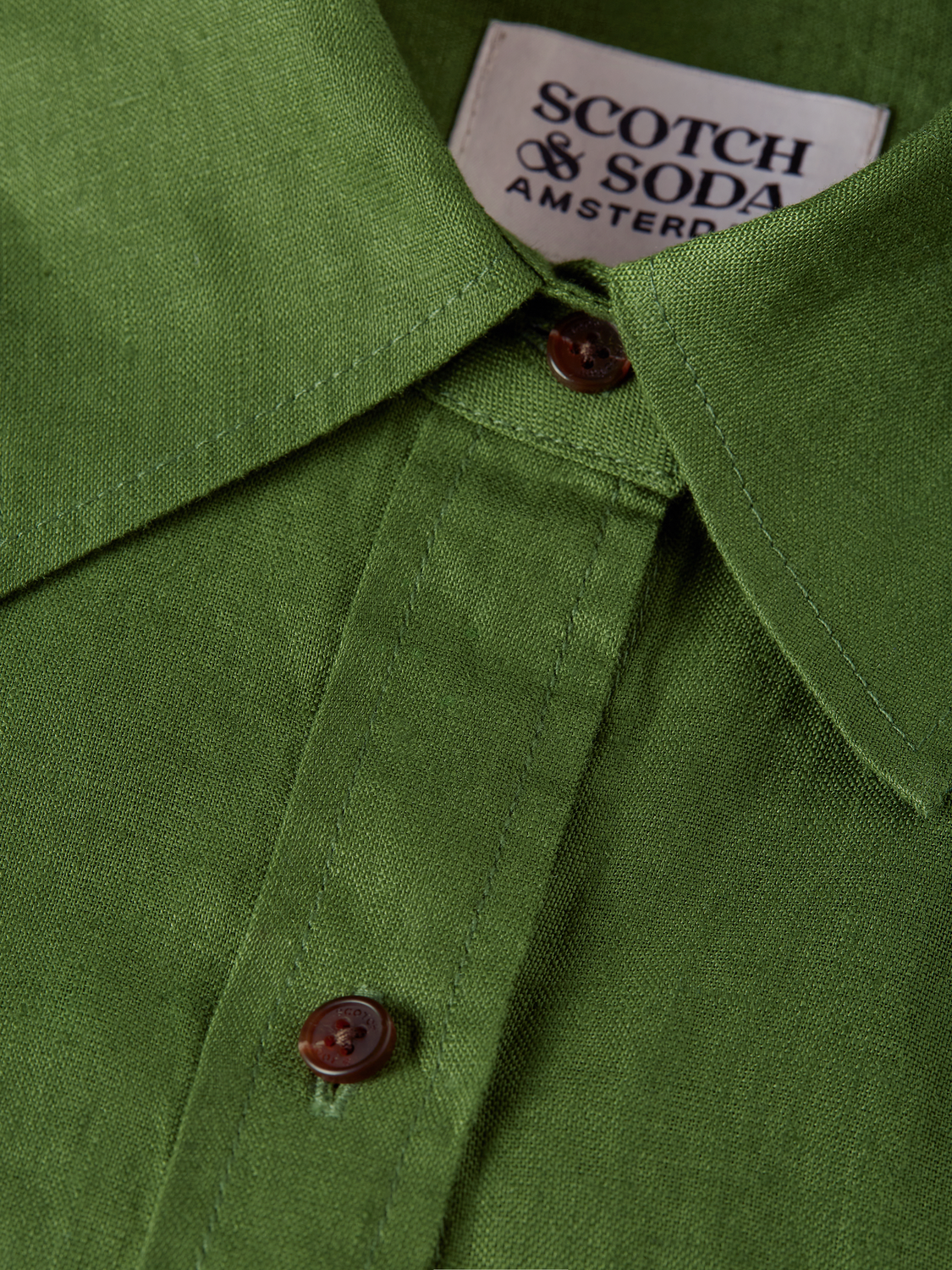 Linen Shirt | Garden Green