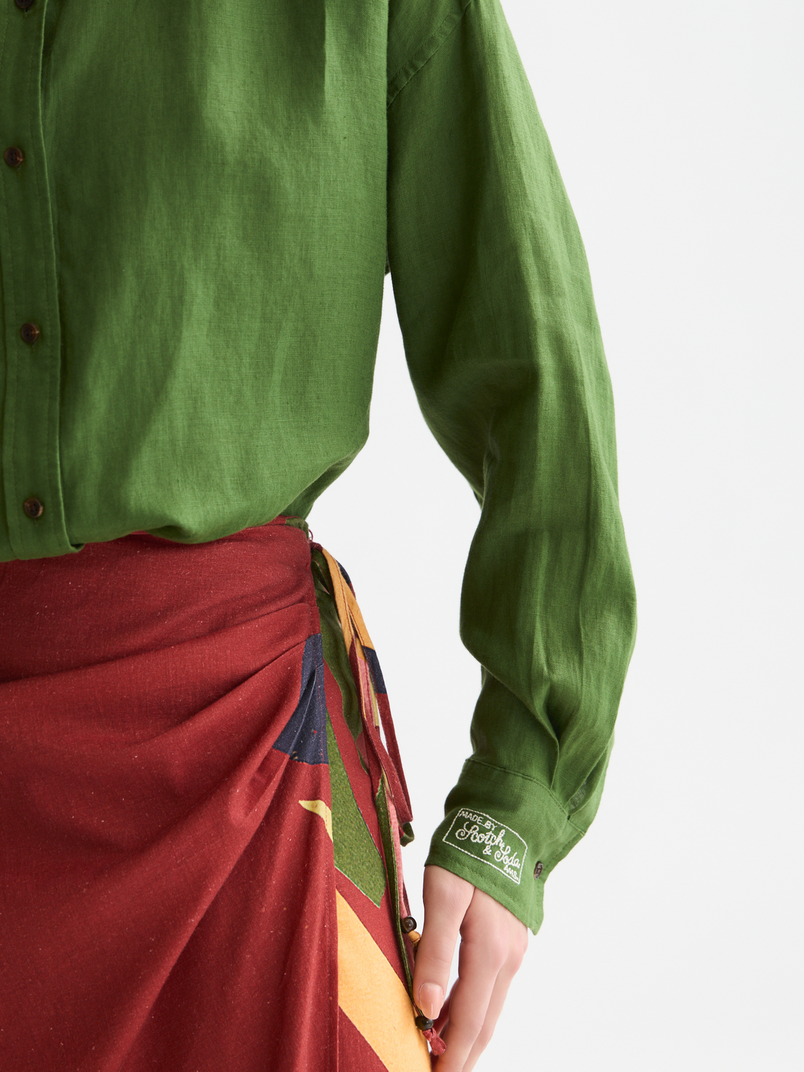 Linen Shirt | Garden Green
