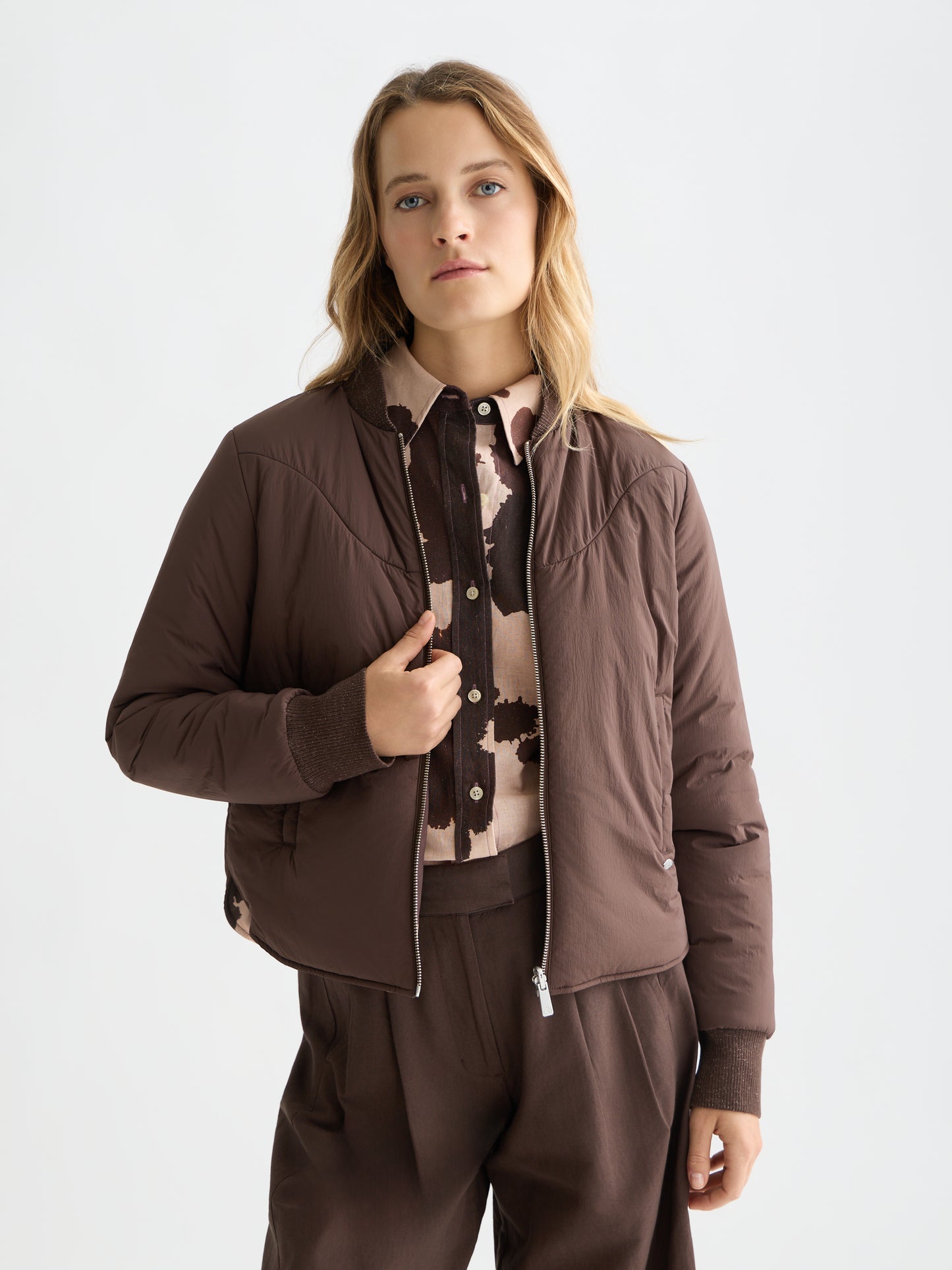 Reversible Bomber Jacket | Hot Fudge