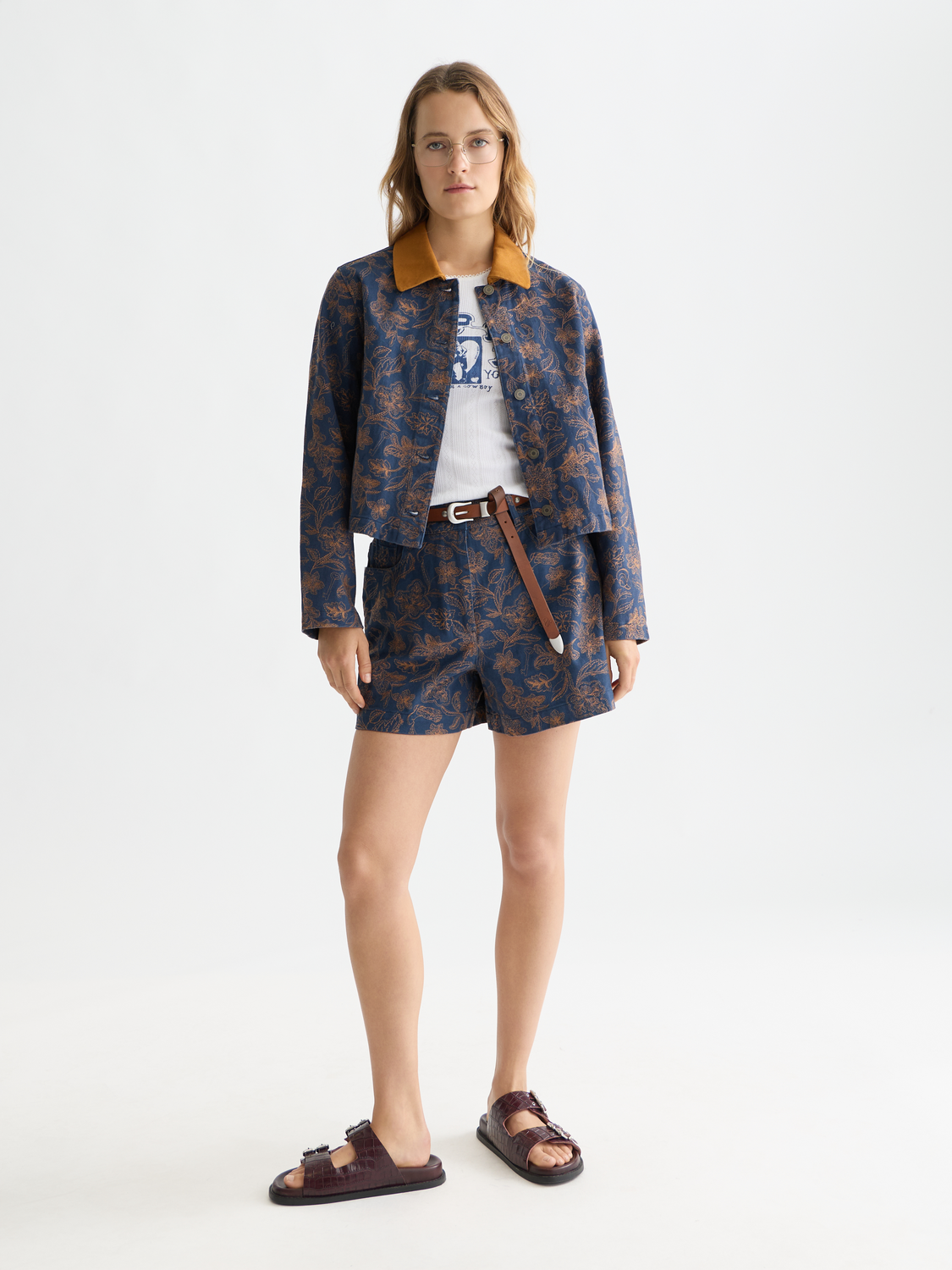 Embroidered Cotton Jacket | Lucky Bandana