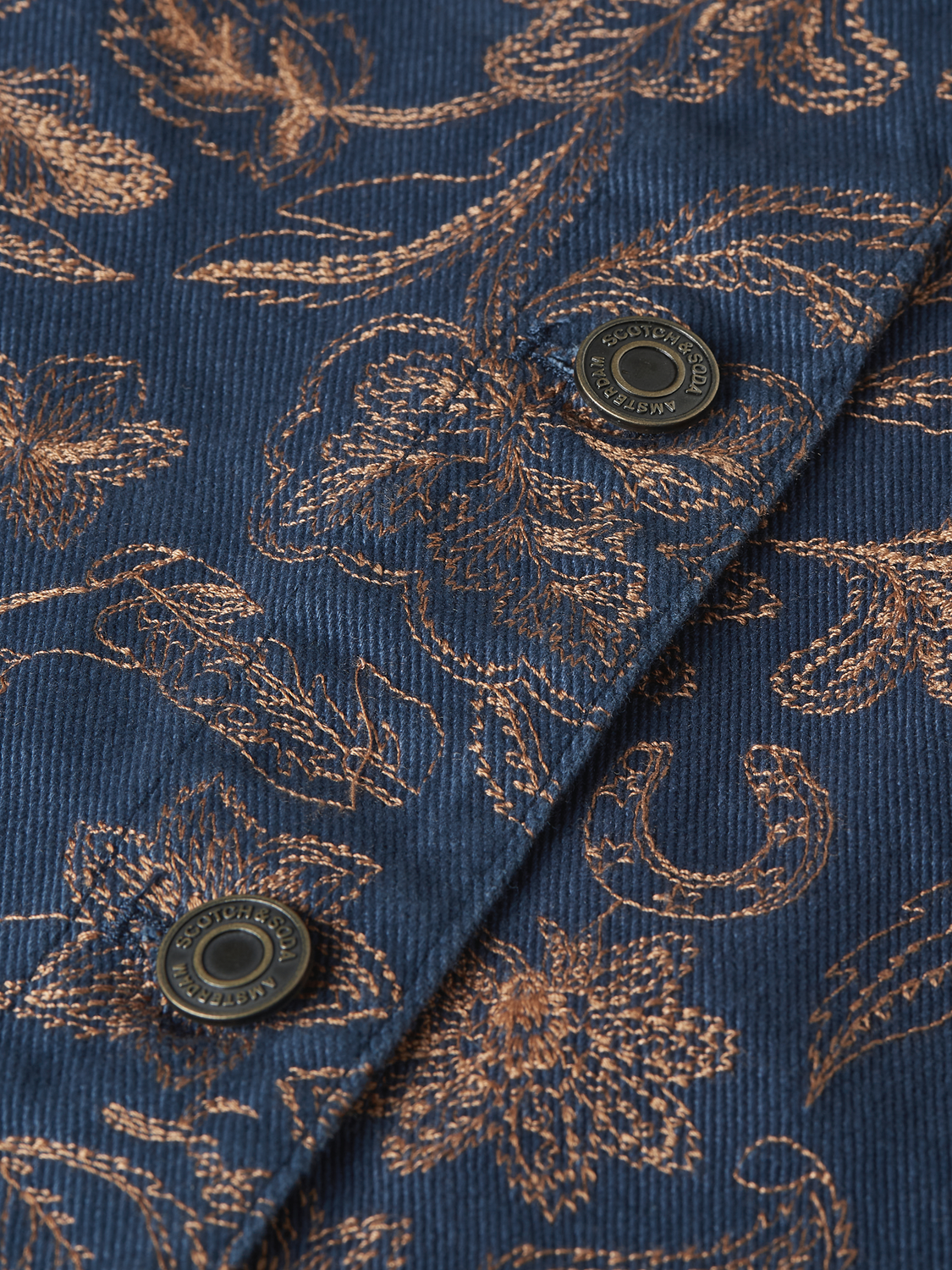 Embroidered Cotton Jacket | Lucky Bandana