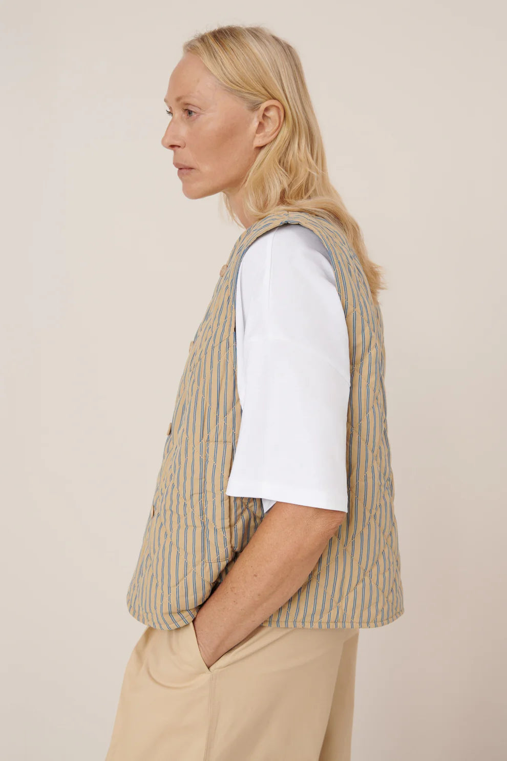 Axis Vest | Double Pinstripe