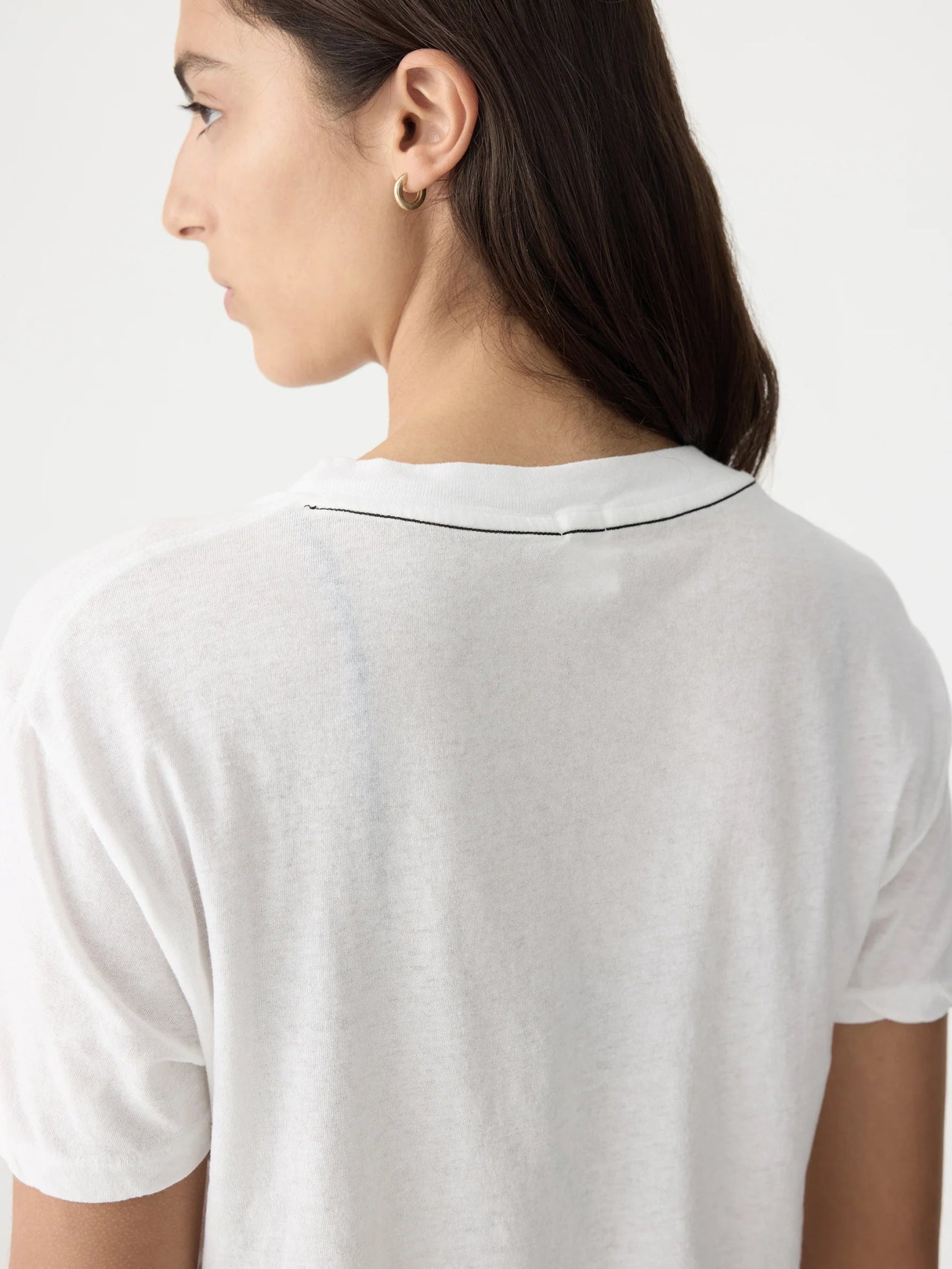 bassike | Classic t-shirt | White | Palm Boutique