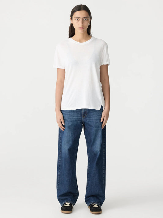 bassike | Classic t-shirt | White | Palm Boutique