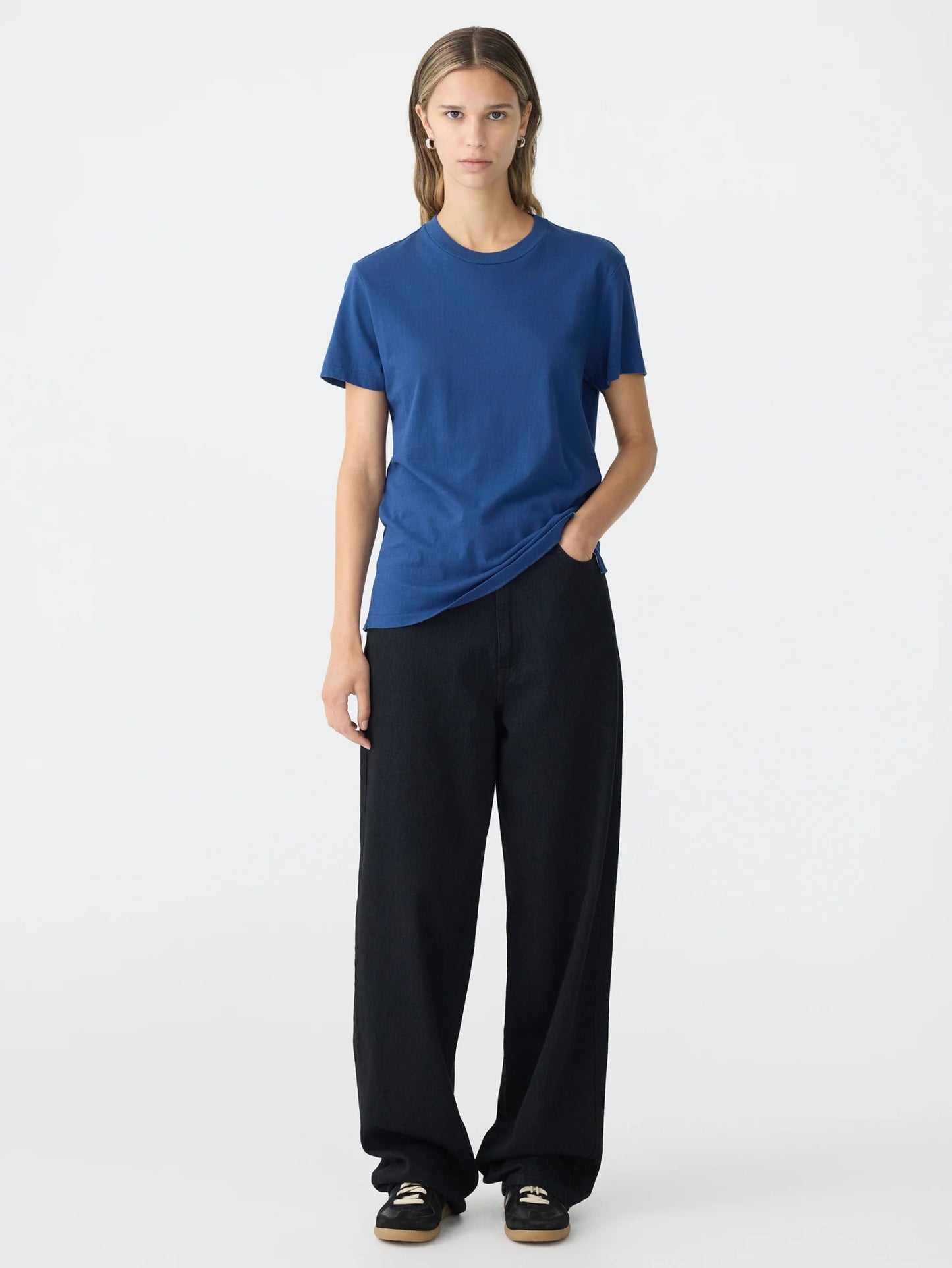 bassike | Classic t.shirt | Washed Ink | Palm Boutique