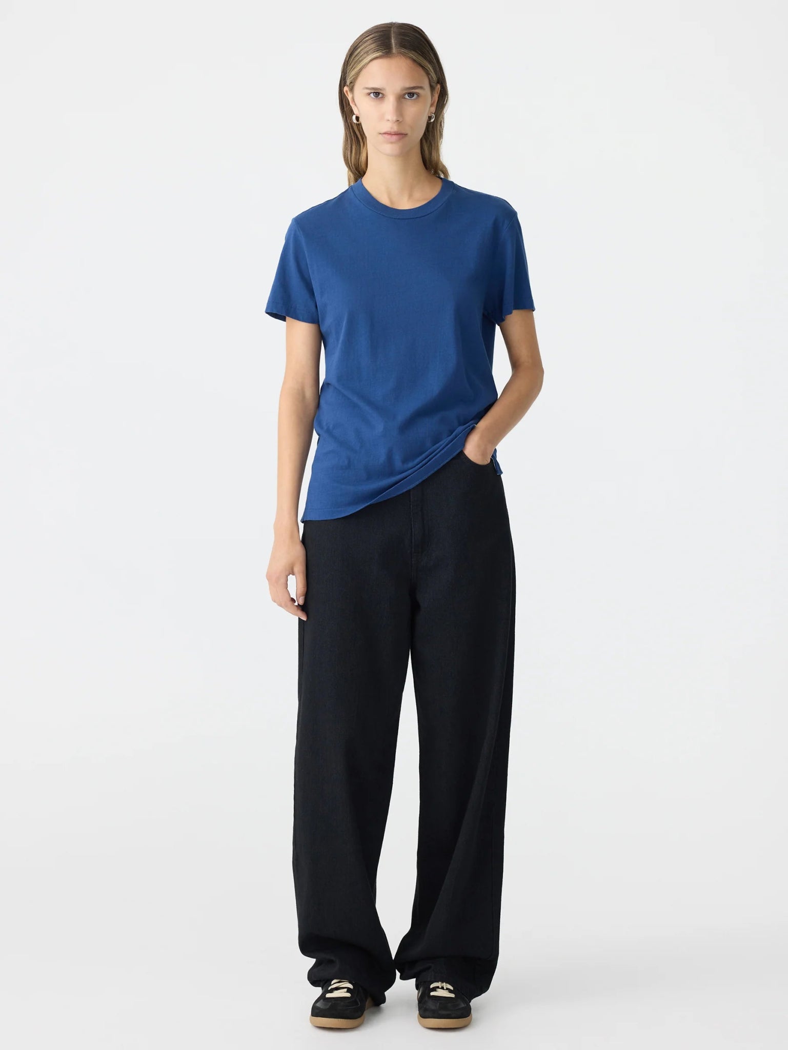 bassike | Classic t.shirt | Washed Ink | Palm Boutique
