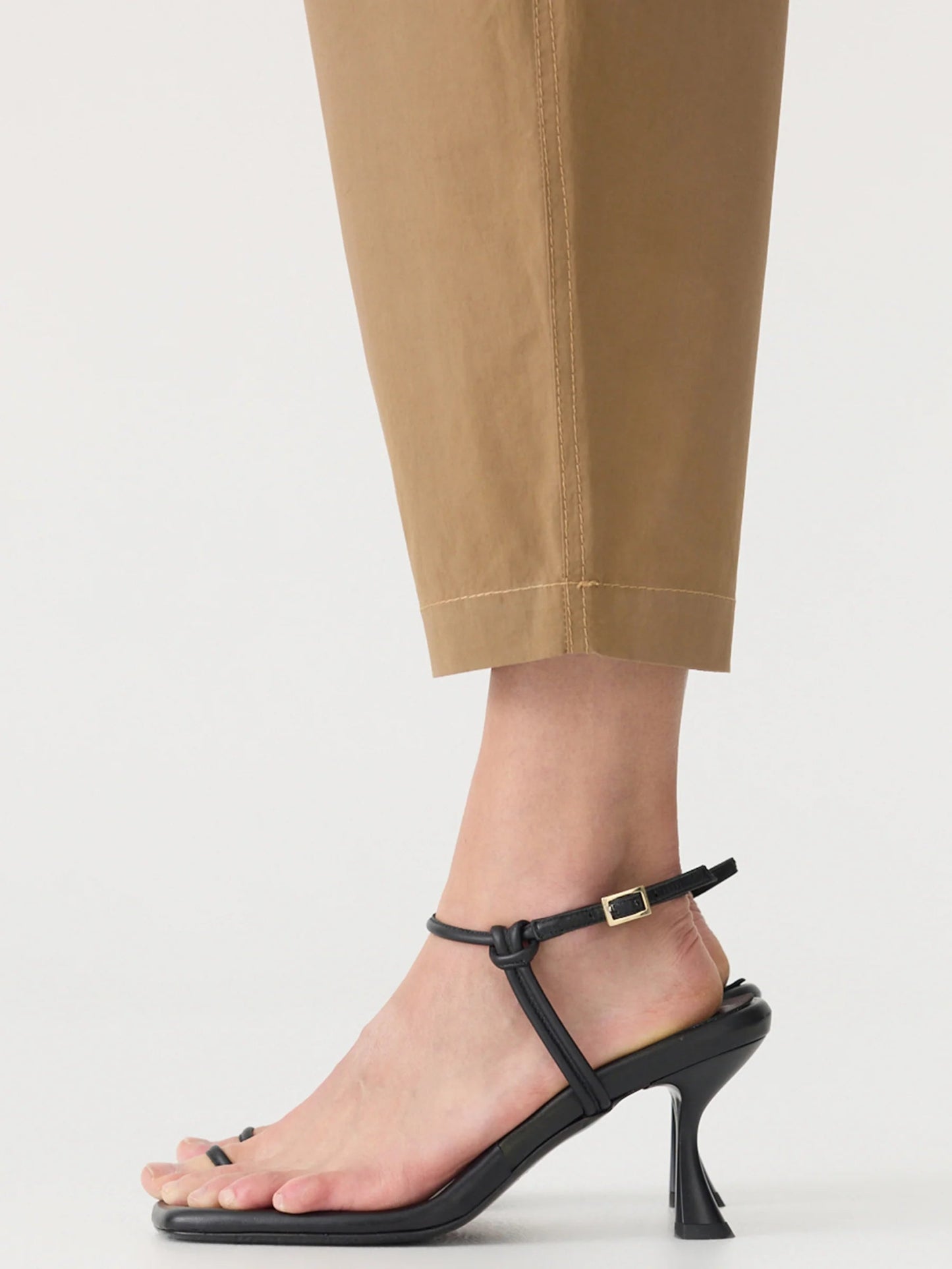 bassike | Crushed Cotton Summer Pant | Dark Tan | Palm Boutique