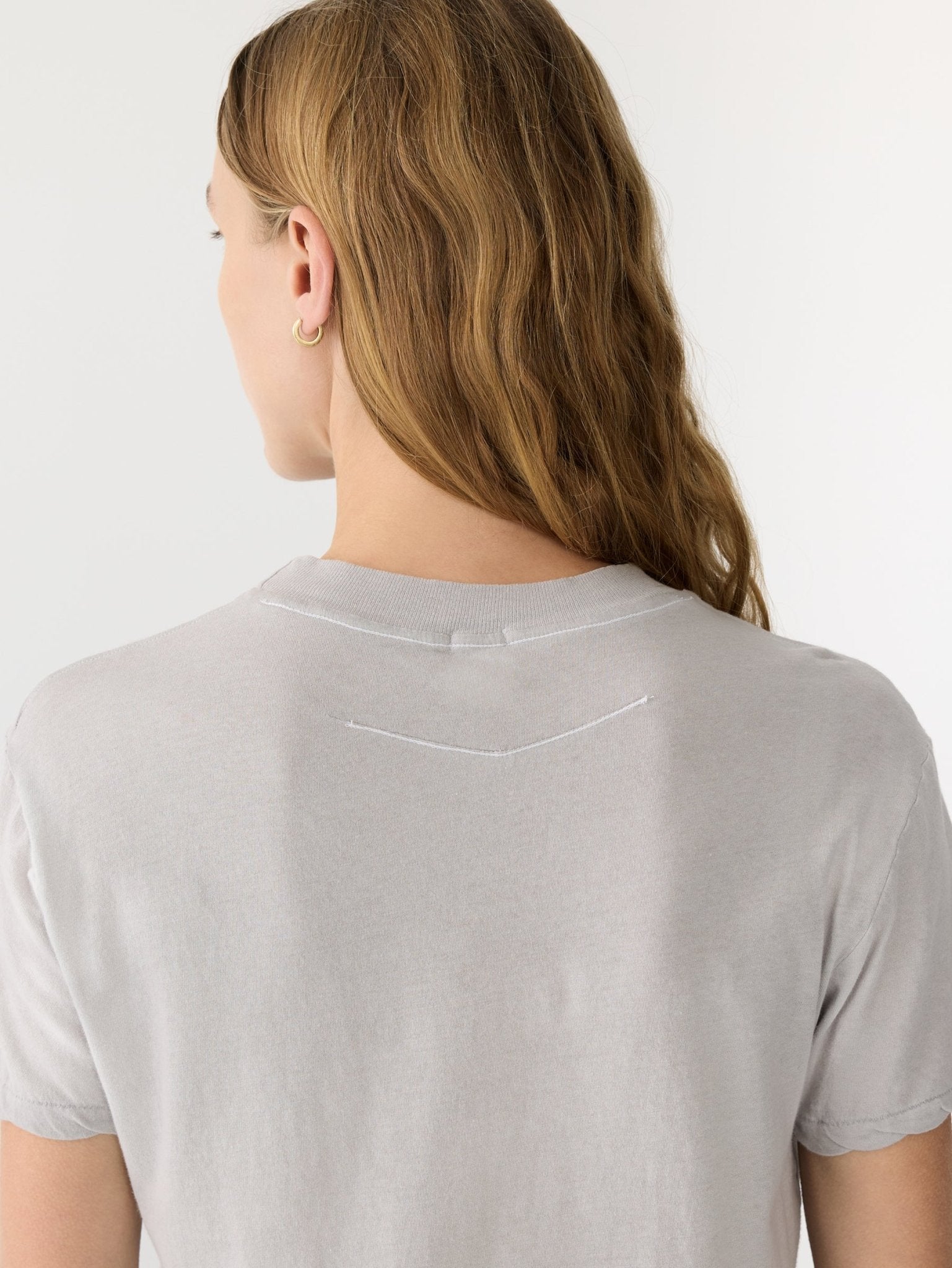 bassike | Regular Classic s/s t-shirt | Oyster Grey | Palm Boutique