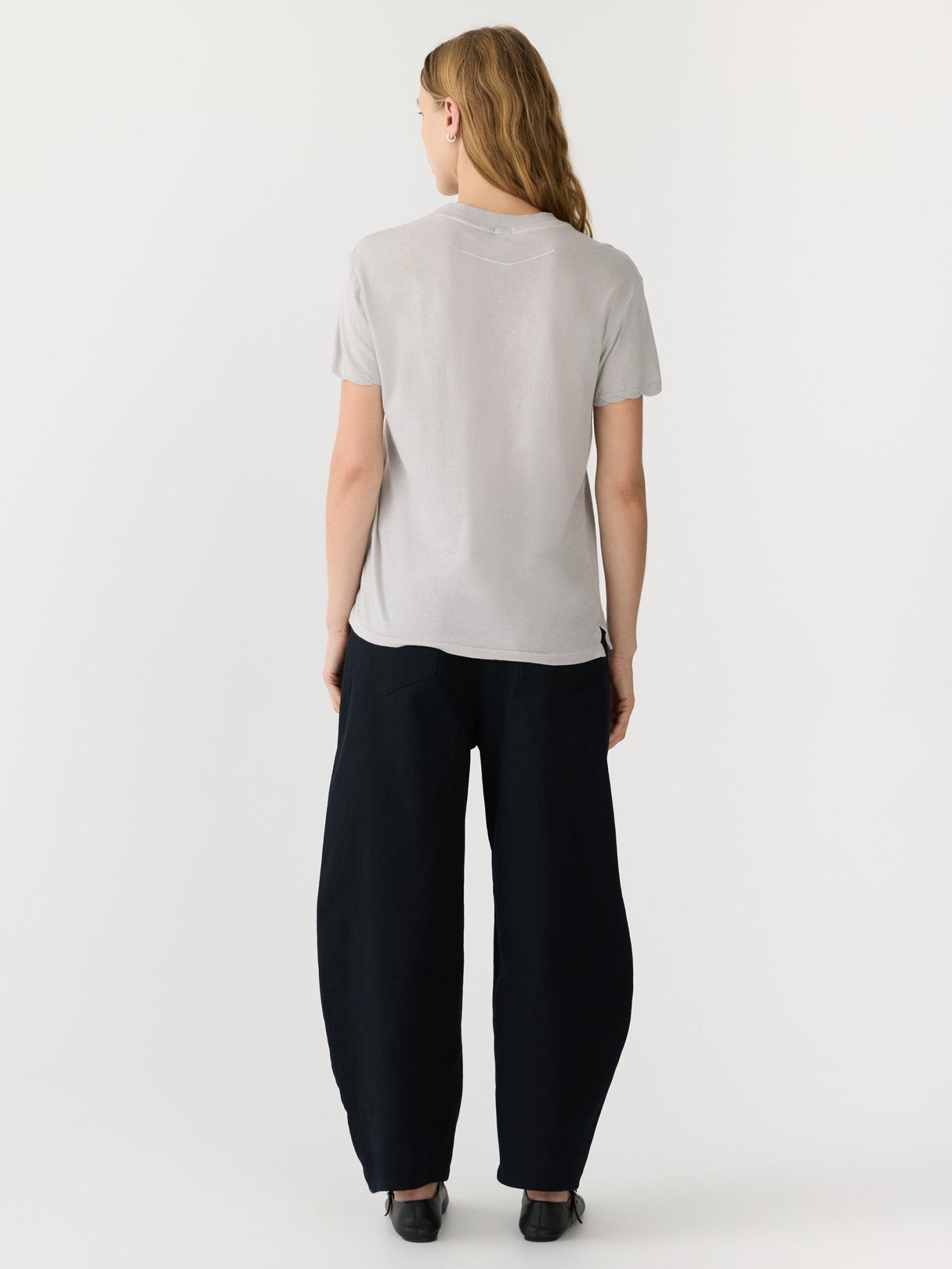bassike | Regular Classic s/s t-shirt | Oyster Grey | Palm Boutique
