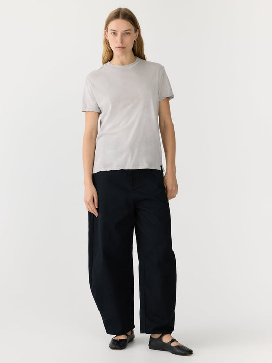 bassike | Regular Classic s/s t-shirt | Oyster Grey | Palm Boutique