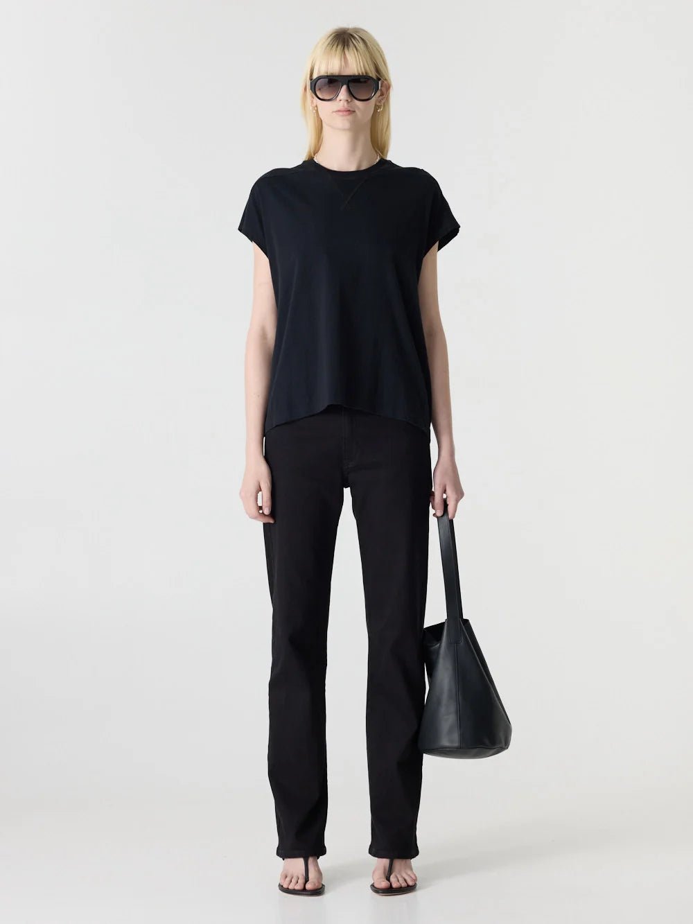 bassike | Vintage Classic Tank | Black | Palm Boutique